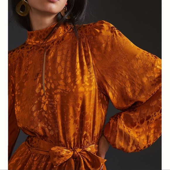 NWT Anthropologie Dress Women’s Jacquard Mini Dress size S - Picture 3 of 12